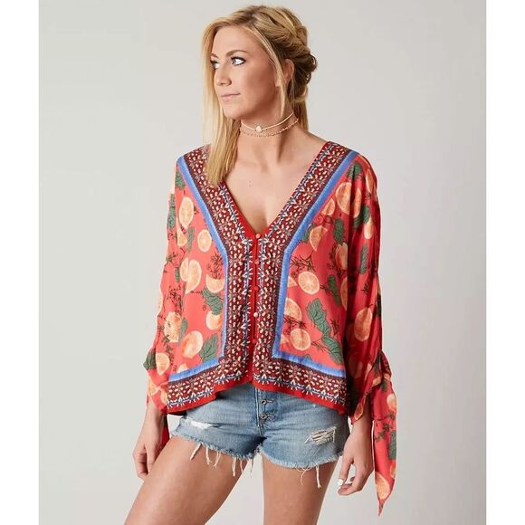 Free People Tops - Free People Freshly Squeezed Top Size Small